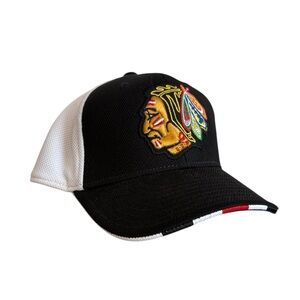 Chicago Blackhawks 2017 Winter Classic Hat Cap Reebok Black and White L/XL